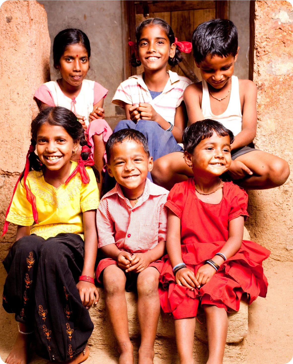 Children supported through Silver Lining Children's Foundation programs in India